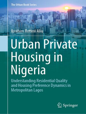 cover image of Urban Private Housing in Nigeria